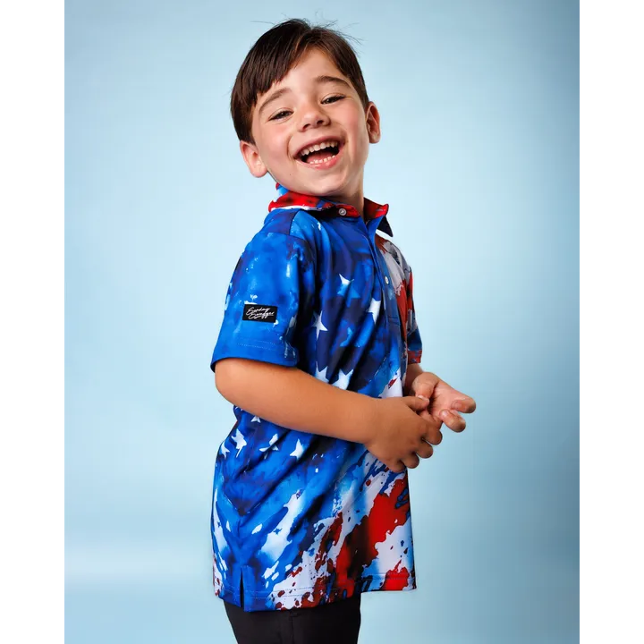 Sunday Swagger Star Spangled-Banger Youth Polo