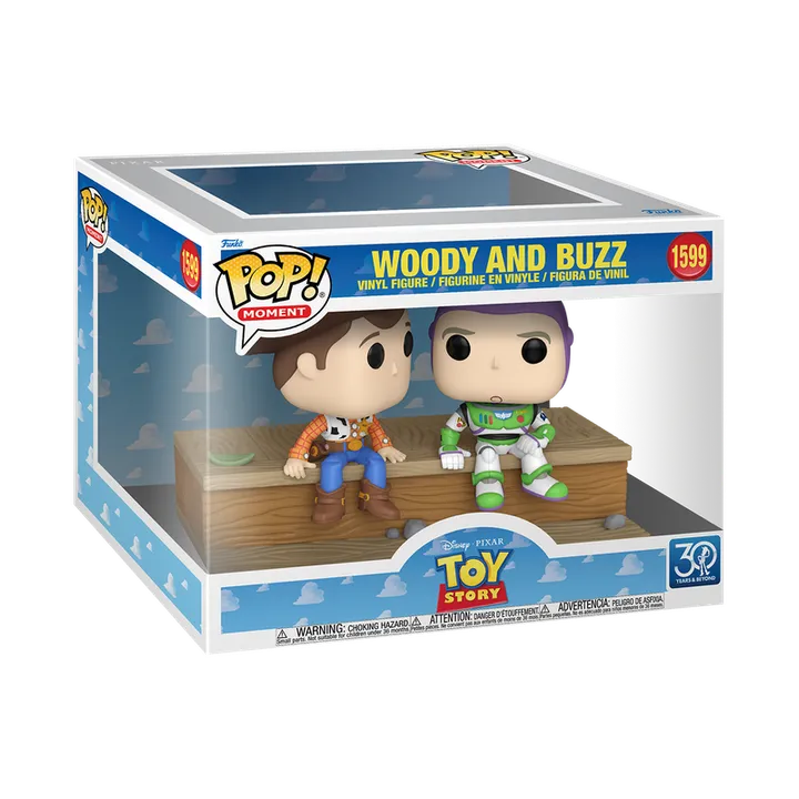 Funko Pop! Moment Pixar Woody and Buzz