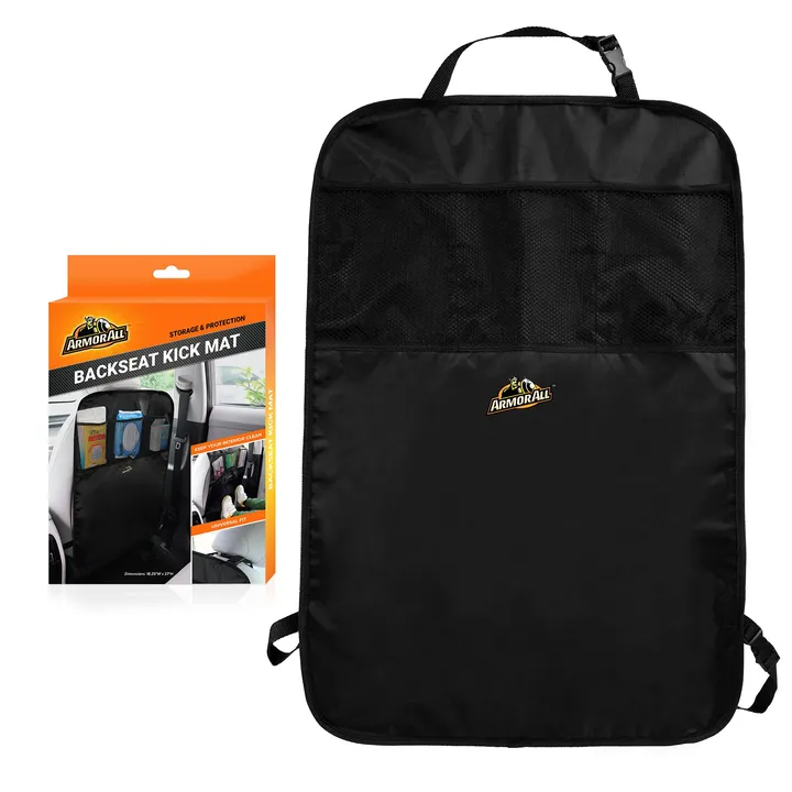 Armor all Car Backseat Kick Mat With Storage For Kids
