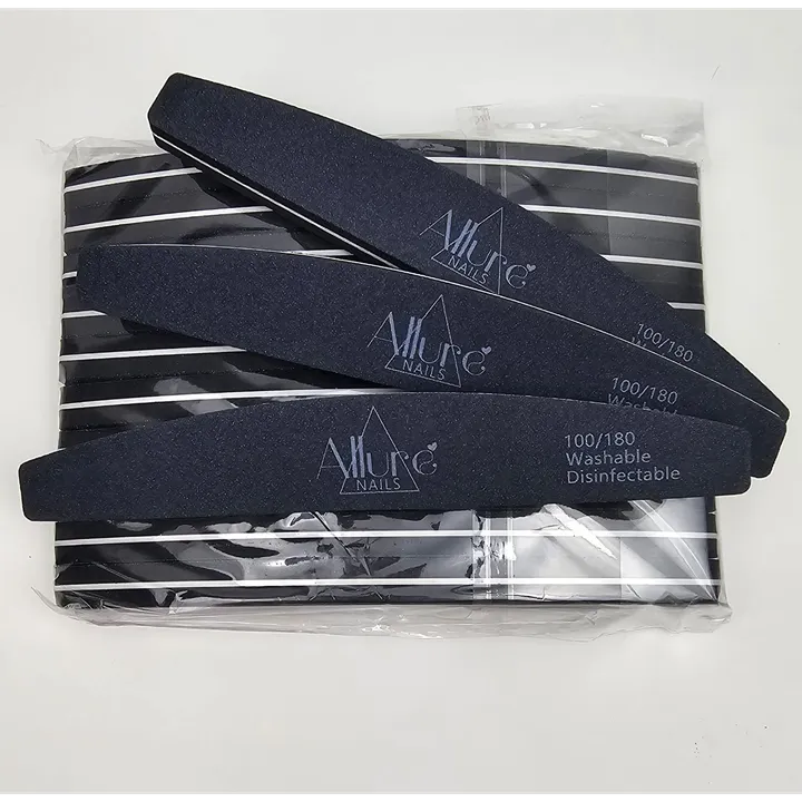 Allure Nails PrestigePro Noir Buffers 100/180 – Premium Nail Buffing