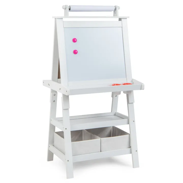 Gbruno Store 3 In 1 Double-Sided Storage Art Easel