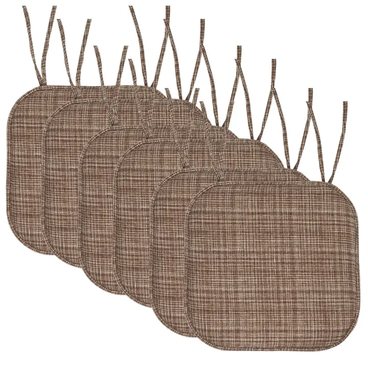 Sweet Home Collections Aria Chair Cushion Set with Ties