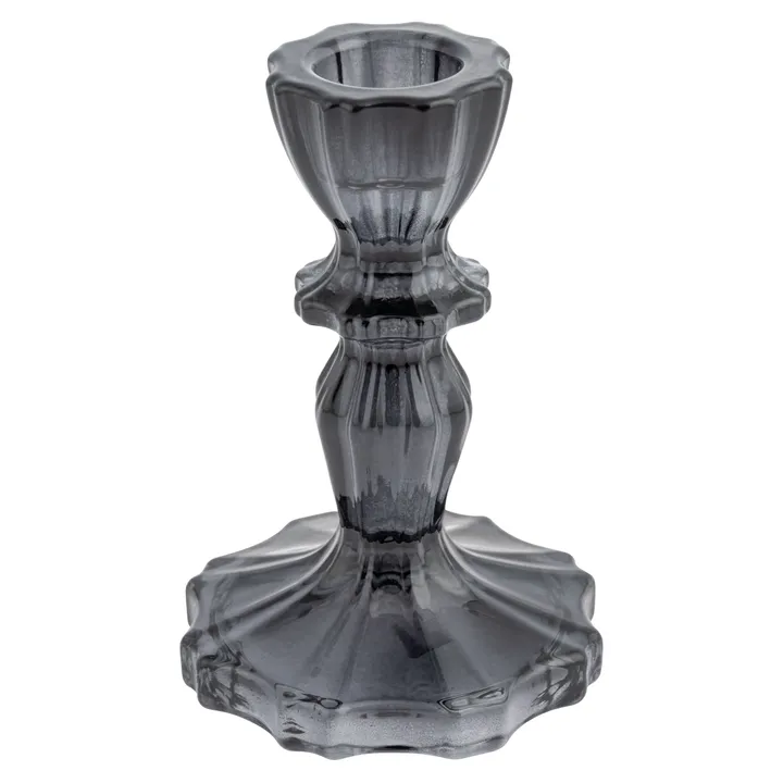 Karma Glass Candlestick Holders