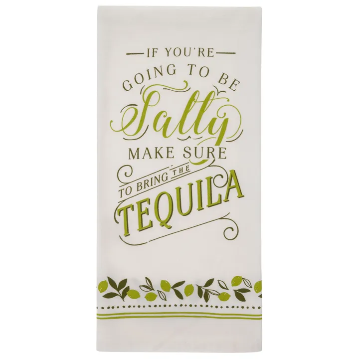 Karma Bring Tequila Cheeky Flour Sack Tea Towels