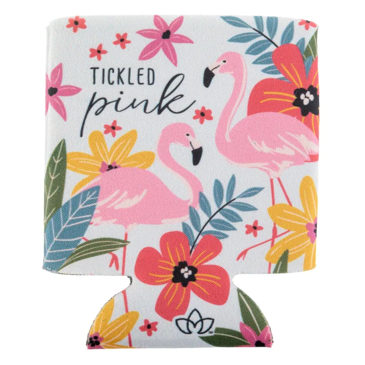 Karma Colorful Flamingo Can Coolers for Ice Cold Drinks