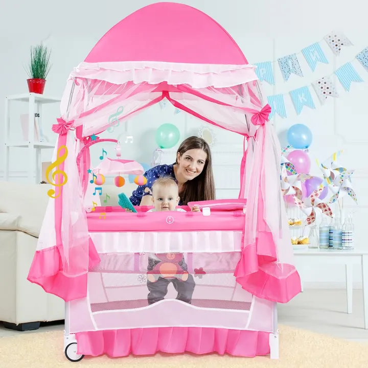 Gbruno Store Portable Baby Playpen Crib Cradle