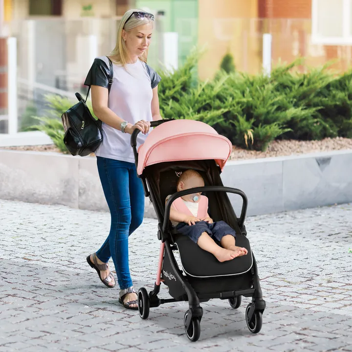 Gbruno Store One-Hand Folding Portable Lightweight Baby Stroller