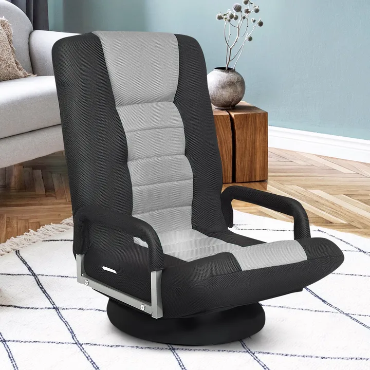 Directdeals 360 Degree Swivel Gaming Floor Chair