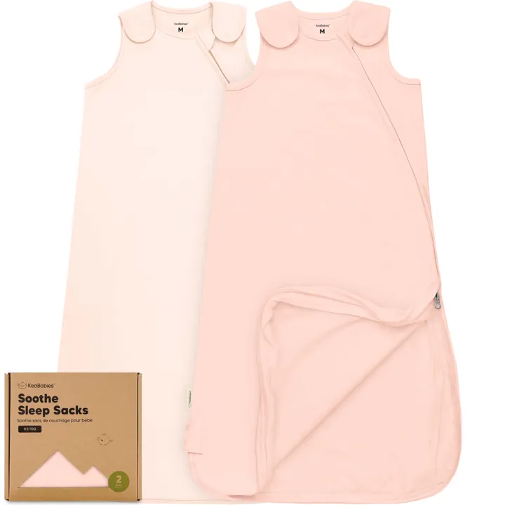 KeaBabies 2-Pack Soothe Sleep Sacks
