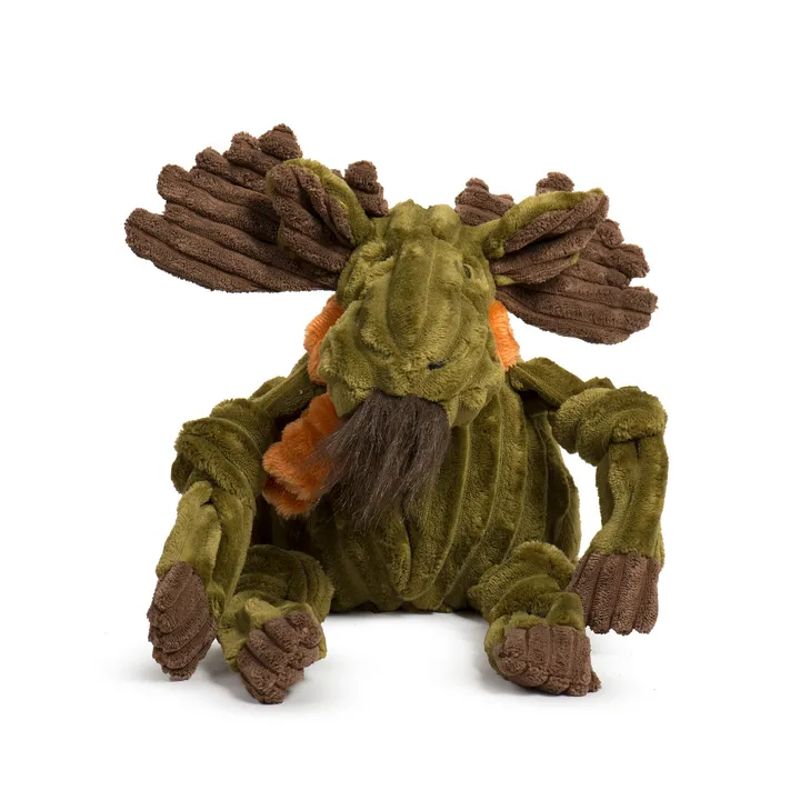 HuggleHounds® Milo Moose Plush Dog Toy Knottie