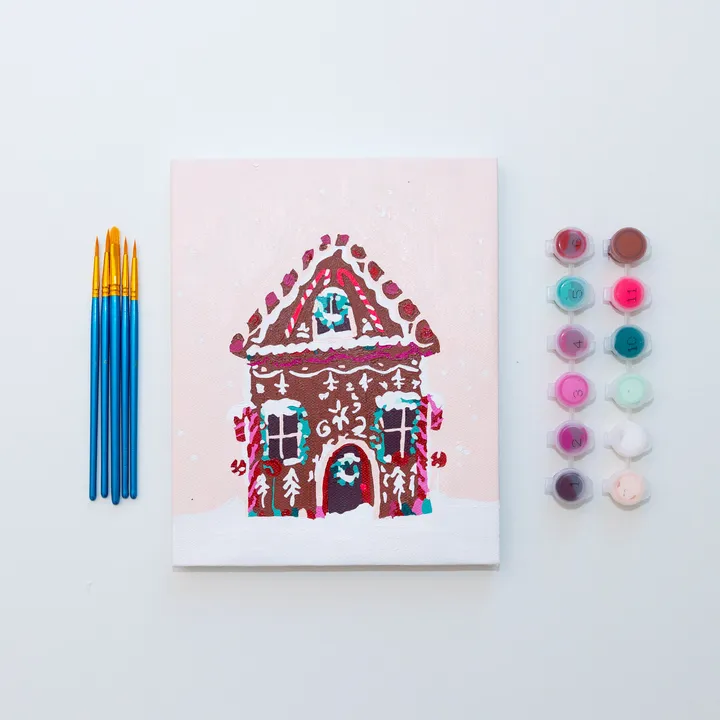 Paint Anywhere Nysha Lilly Holiday Paint By Numbers Framed Mini