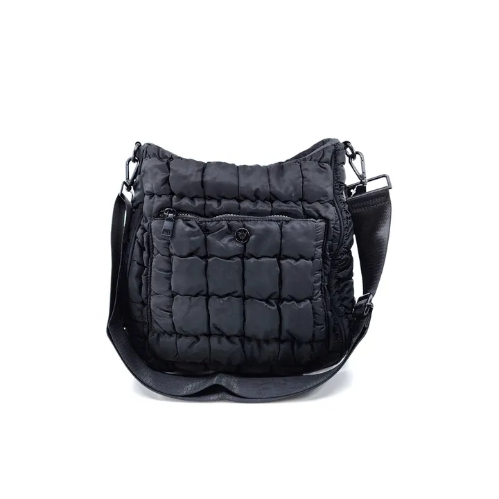 Hatzzi Women’s Medium Top Zip Shoulder Crossbody Bag