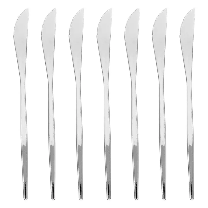 Smarty Had a Party Shiny Moderno Disposable Plastic Dinner Knives