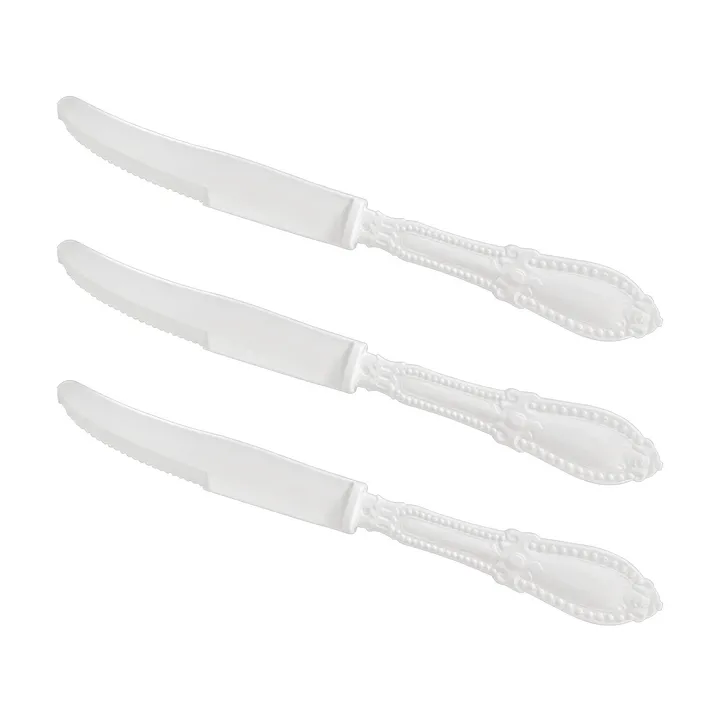 Smarty Had a Party Baroque Disposable Plastic Dinner Knives