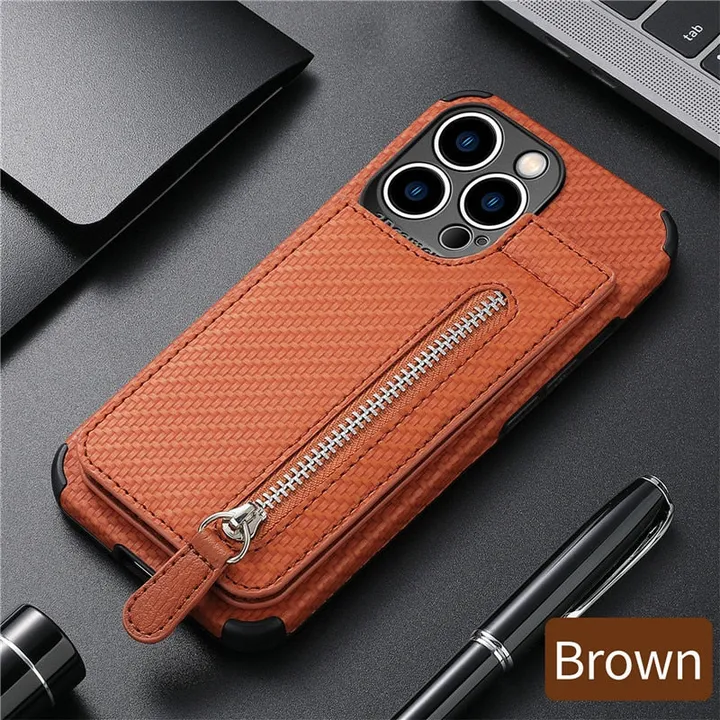 Onetify Luxury Vegan Leather Wallet Case For iPhone