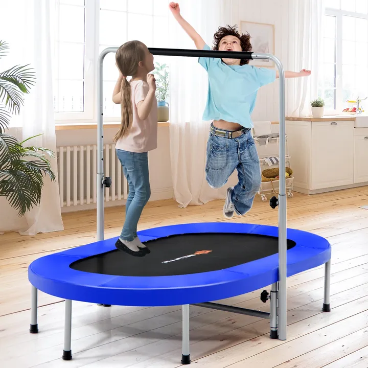 Gbruno Store 2-Person Foldable Mini Kids Fitness Rebounder Trampoline
