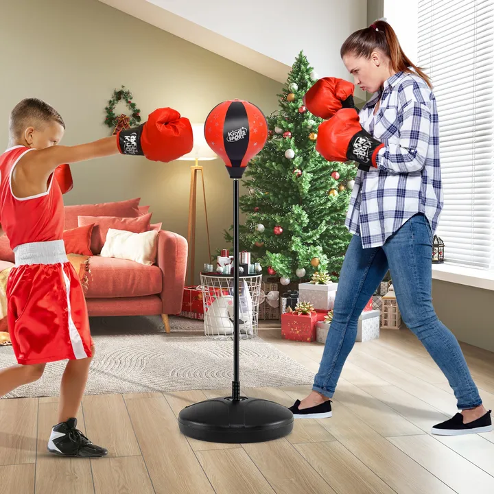 RS Sports & Fitness Kids Adjustable Stand Punching Bag Toy Set