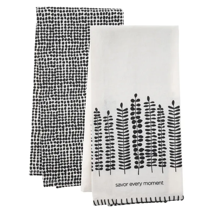 Karma Savor Every Moment Modern Farmhouse Tea Towel