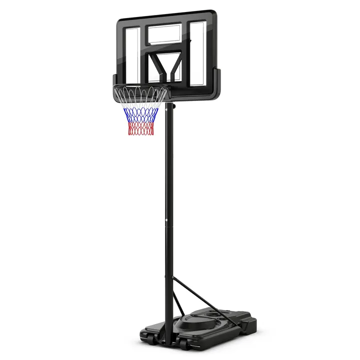 RS Sports & Fitness Portable Basketball Hoop with 9-Position Adjustable Height