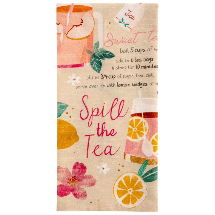 Karma Tasty Tips Tea Towels