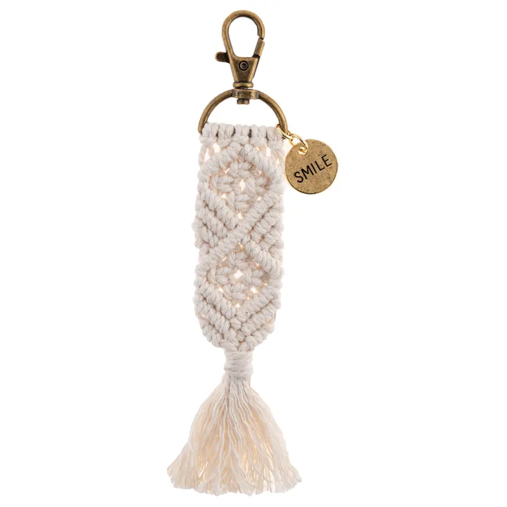 Karma Macrame Keychains