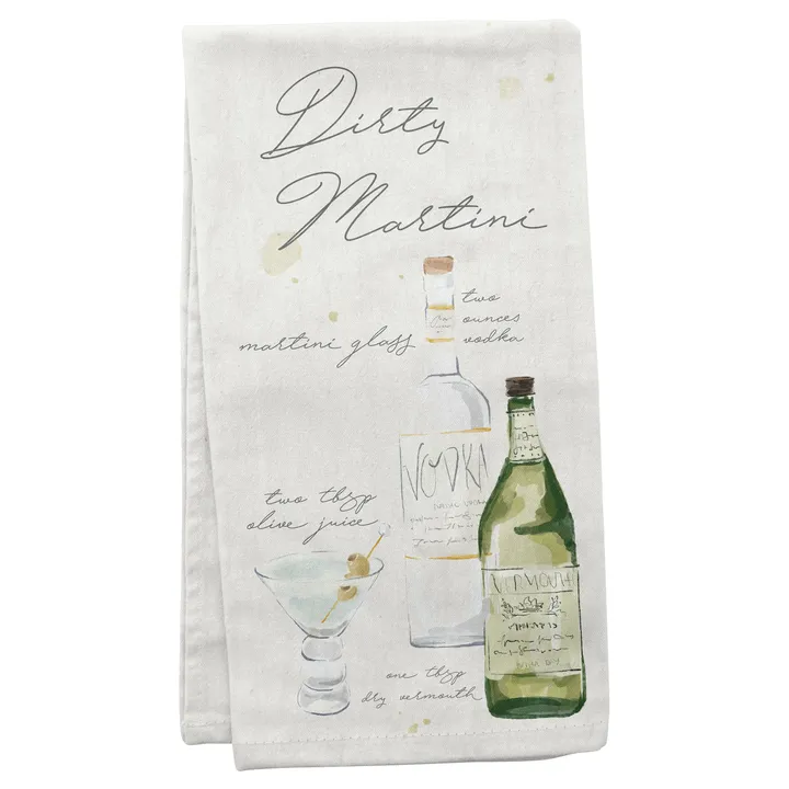 Karma Speakeasy Linen Tea Towel
