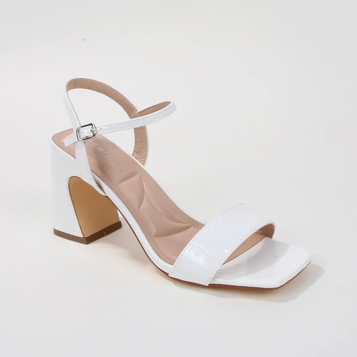 Berness Cross Block Heel Sandals