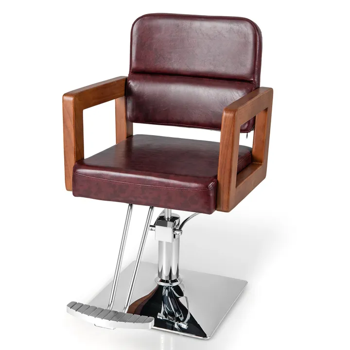 Gamba Beauty Hydraulic Barber Chair With 360 Degrees Swivel