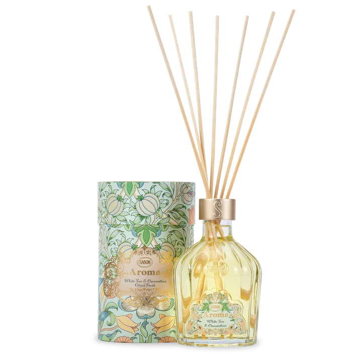 Sabon Aroma Reed Diffuser White Tea & Osmanthus