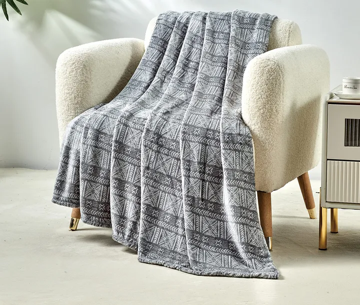 Decor & More LLC Ultra Lush Printed Throw Blanket
