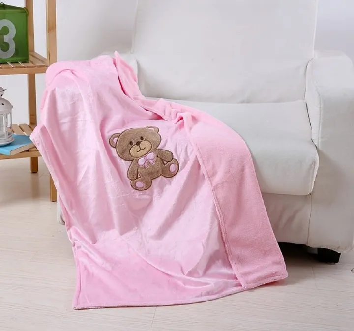 Decor & More LLC Soft Fuzzy Hypoalergenic Microplush Baby Blanket