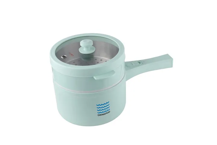 Drinkpod Electric Hot Pot With Steamer, Portable Multi Cooker