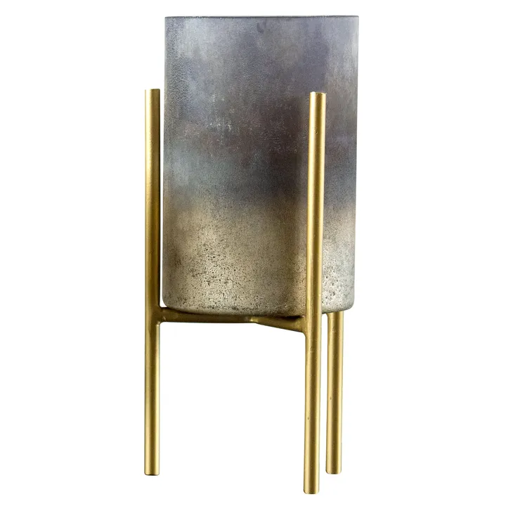 Karma Tall Mercury Glass Candle Holder