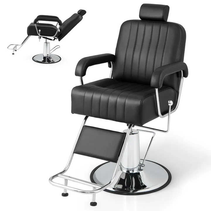 Gamba Beauty 360 Degrees Swivel Salon Hydraulic Barber Chair