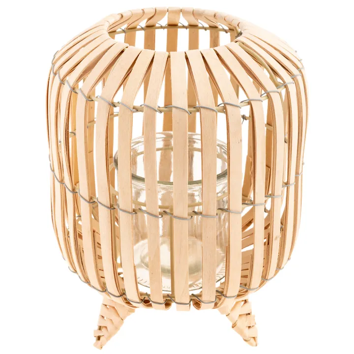Karma Lantern Wicker Braided Lantern
