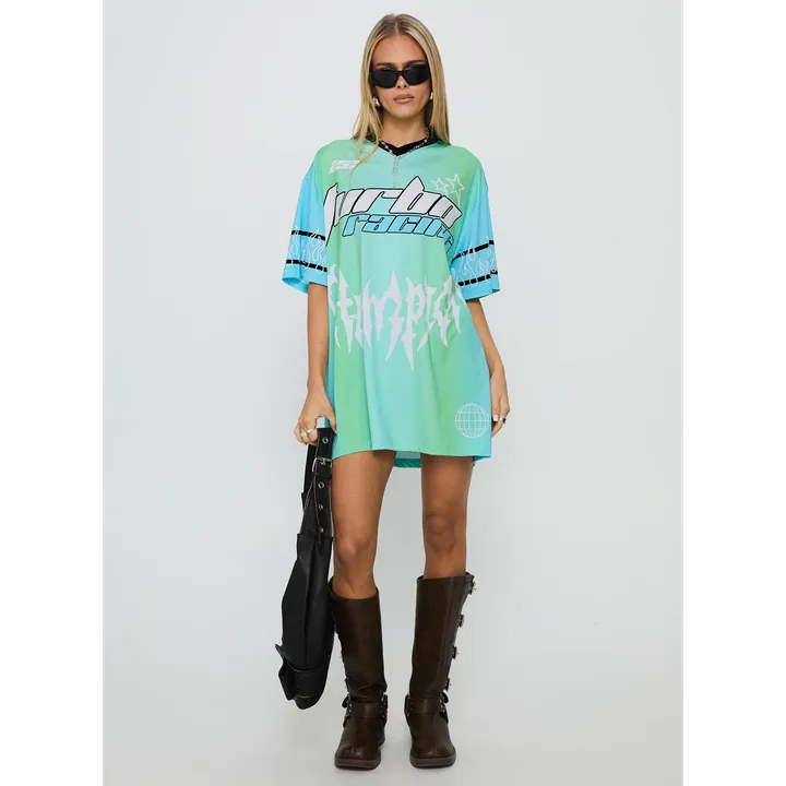 Princess Polly Turbo Champion Moto Jersey Top