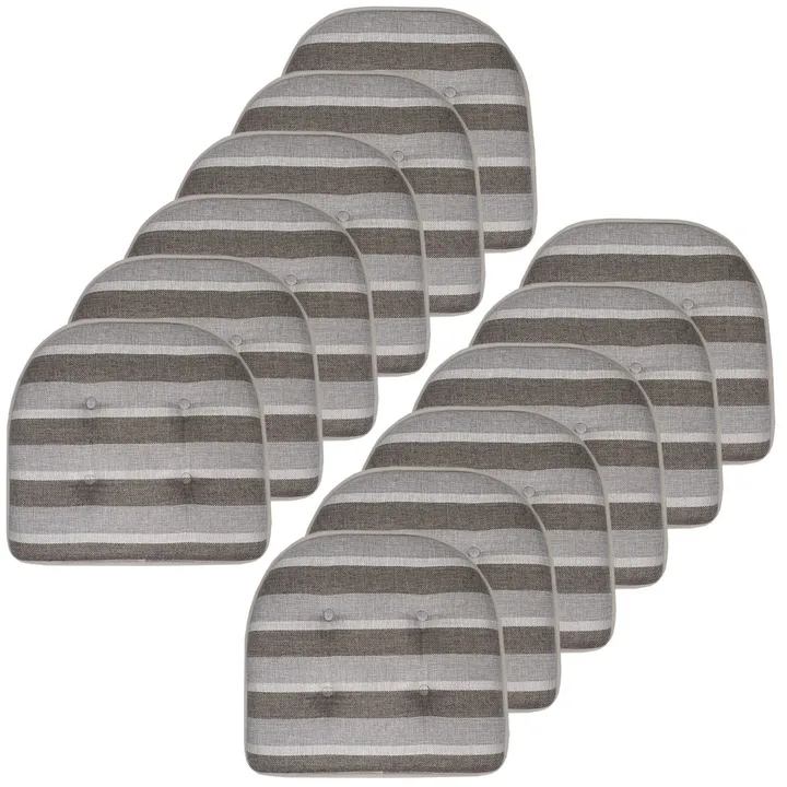 Sweet Home Collections Bradford U-Shape Chair Cushion Set