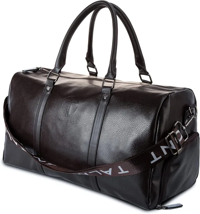 Infinite Basics Gym Duffle Leather Bag With Shoe Compartment