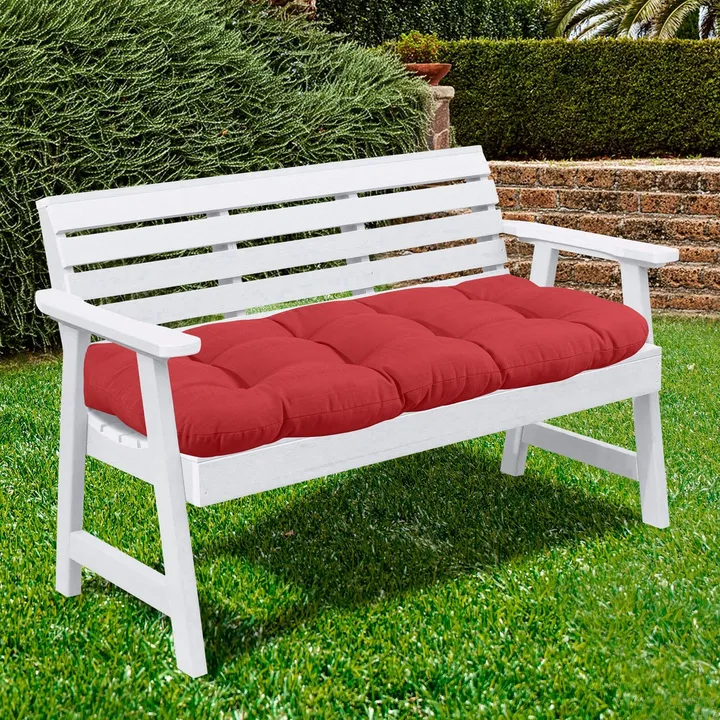 Sweet Home Collections Tufted Outdoor Loveseat Cushion