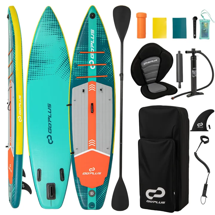RS Sports & Fitness Inflatable Stand Up Paddle Board with Kayak Seat for Adults