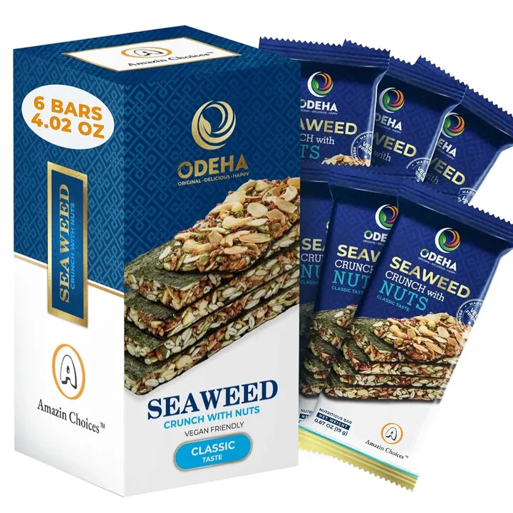 AMAZIN CHOICES Seaweed Crunch With Nuts Classic Taste