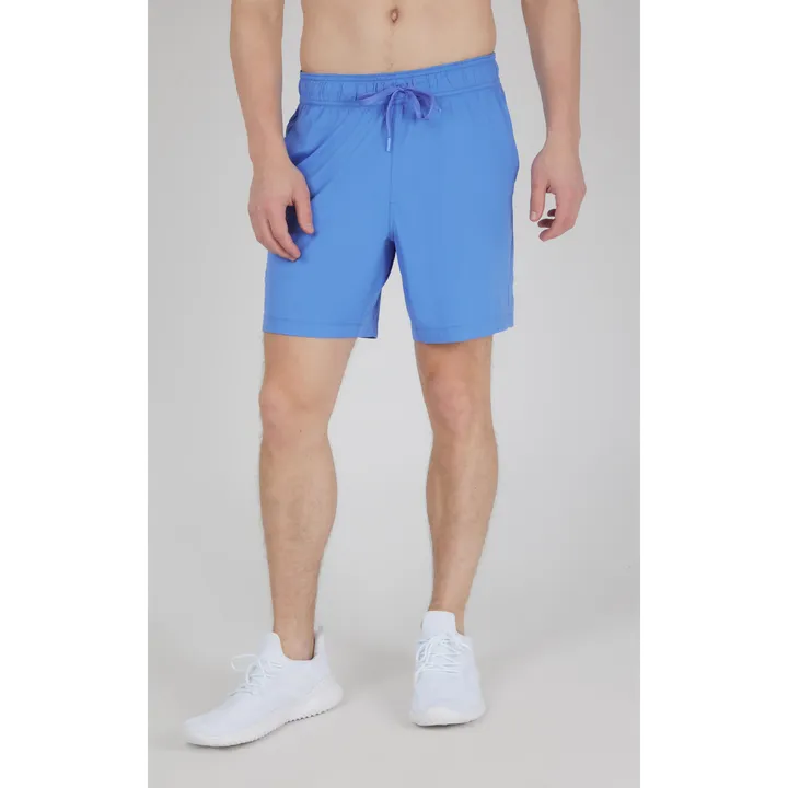 90 Degree by Reflex Mens Knit Stretch Pique Power 7" Shorts