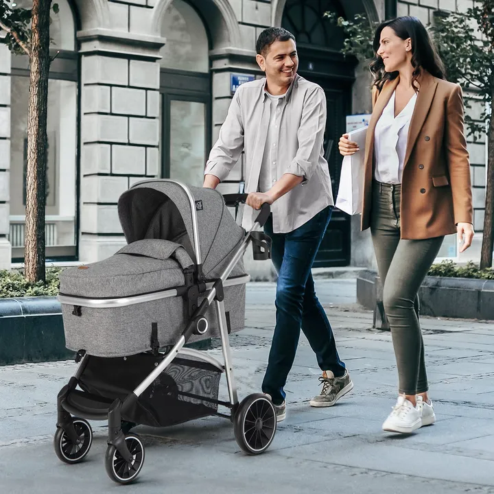 Gbruno Store 2-in-1 Convertible Baby Stroller With Reversible Seat