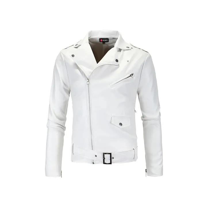 Jacket Store USA Asymmetrical Slim Fit Leather Jacket