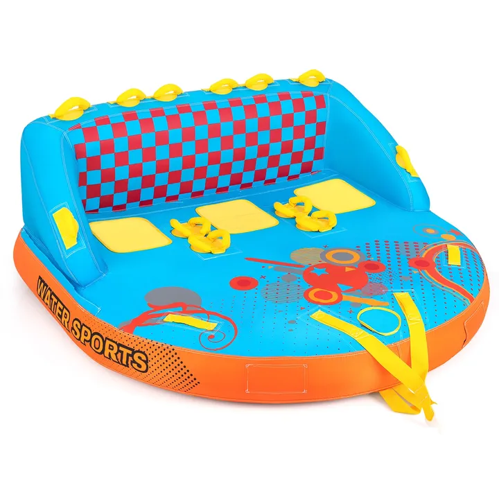 RS Sports & Fitness Towable Tube for Boating 3 Riders Water Sport