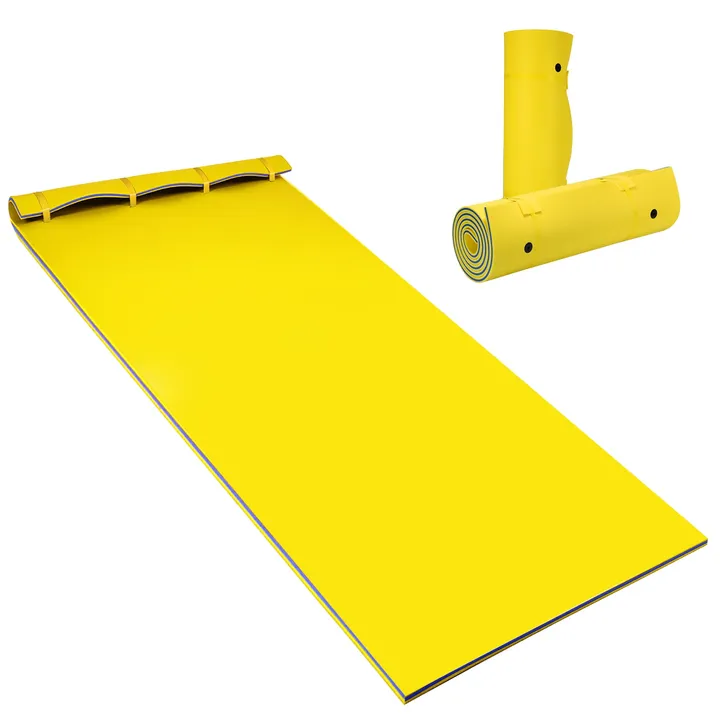 RS Sports & Fitness 3 Layer Floating Water Pad Foam Mat