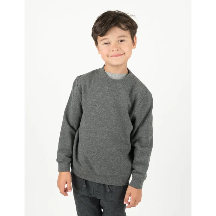 Leveret Clothing Neutral Solid Color Pullover Sweatshirt