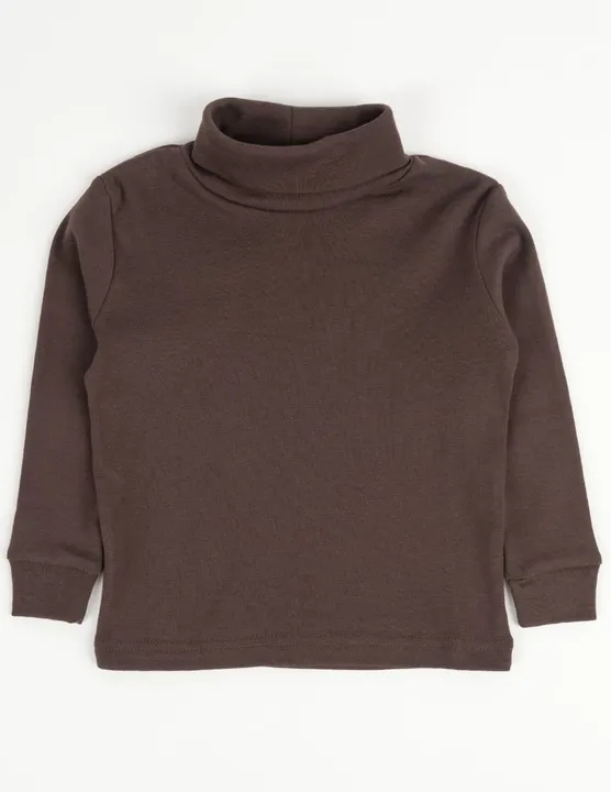 Leveret Clothing Cotton Neutral Turtleneck Shirts
