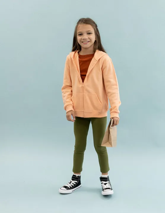 Leveret Clothing Boho Solid Color Zip Hoodies