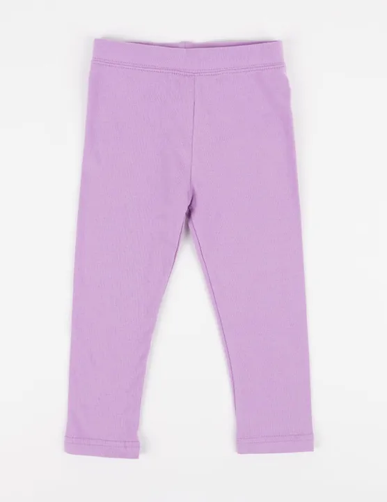 Leveret Clothing Cotton Solid Classic Color Spandex Leggings